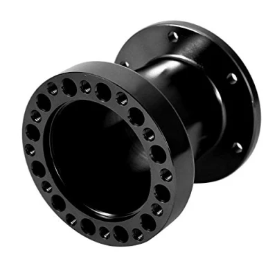 Bild av Nikou Avstånd för bilhjul 7,6 cm universell svart aluminium distans ratt nav adapter kit