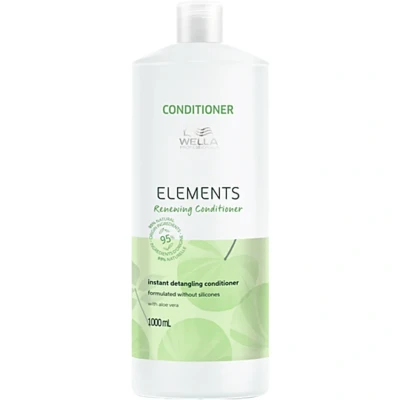 Bild av Wella Professionals Elements Renewing Conditioner hårbalsam med naturliga ingredienser för torrt hår och känslig hårbotten reparerar, skyddar förhindrar frissigt 1 l