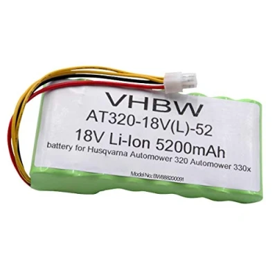 Bild av vhbw batteri kompatibel med Husqvarna Automower 320, 330X, 420, 430, 430X, 440, 450X, 520, 550 robotgräsklippare (5200 mAh, 18 V, Li Ion)