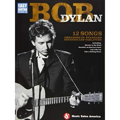 Bild av Bob Dylan Easy Guitar: Guitar with Notes &amp; Tab