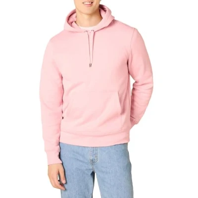 Bild av Amazon Essentials Men&#039;s Fleecetröja med huva (finns i Big &amp; Tall), Rosa, S