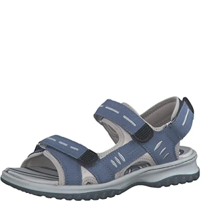 Bild av Jana Softline Damer 8 28766 20 sandaler, Denim, 38 EU, EU Weit