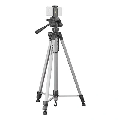 Bild av Cullmann ALPHA Mobilstativ med Smartphonhållare (med 3 vägs huvud, 2 utdrag), 184,5 cm, Silver