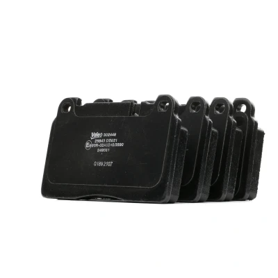 Bild av VALEO 302448 Jeu de plaquettes frein Essieu avant contact signal d&#039;usure exclu avec tôle anti bruit AUDI: Q5