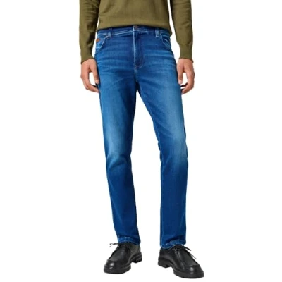 Bild av Wrangler Men&#039;s Texas Slim Jeans, Blue Jam, 44 W/32 L