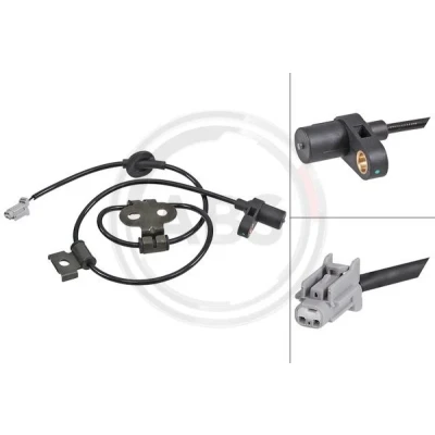 Bild av A.B.S. 31936 Capteur ABS passif 800 gris SUBARU: Impreza II Berline, Forester II, Break