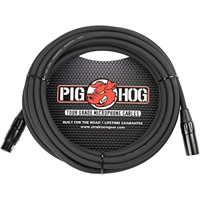 Bild av Pig Hog PHM15 högpresterande 8 mm XLR mikrofonkabel, 15 fot