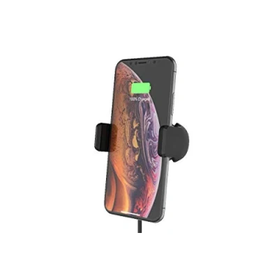 Bild av Belkin Bilhållare för ventilationsgaller med inbyggd Boost Up 10 W laddare iPhone 11, 11 Pro/Pro Max, XS/XS XR, X, SE, Samsung Galaxy S20, S20+, S20 Ultra, S10, S10+, S10e etc.