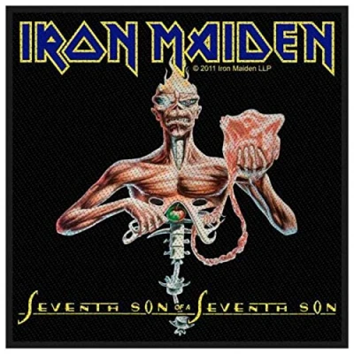 Bild av Iron Maiden sjunde sonen vävd lapp/lapp