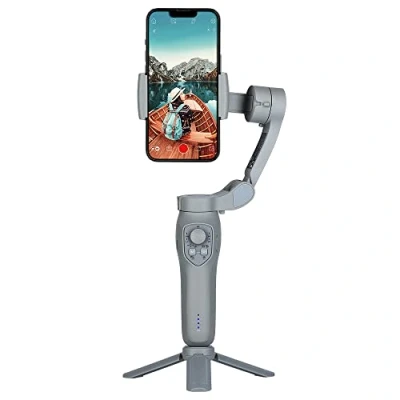 Bild av Rollei Steady Butler Mobil 3 SE, liten, lätt, vikbar smartphone gimbal för tysta handfilmade videor. Med appkontroll Android och iOS 22946