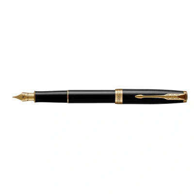 Bild av Parker Sonnet Black Lacquer GT FP F