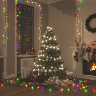 Bild av VidaXl Ljusslinga Med 300 Led Flerfärgad 30 M Pvc