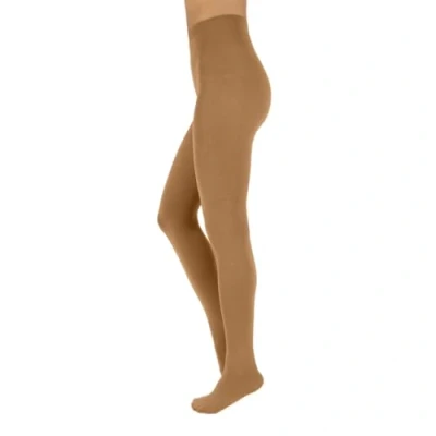 Bild av CALZITALY Kashmir Ullstrumpbyxor, varma vinterstrumpbyxor, tjocka tights, 150 Den, S, M, L, XL, XXL, 3XL, 4XL Italienska strumpbyxor, Camel, XL