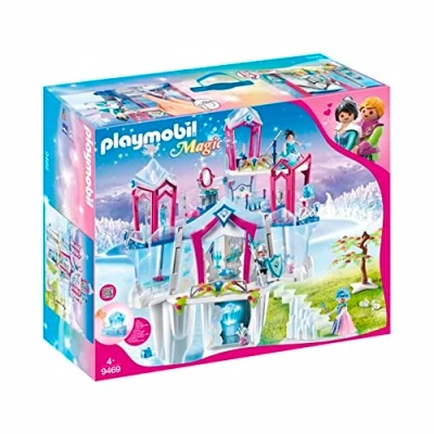 Bild av PLAYMOBIL Magic 9469 Glittrande Crystal Palace med lysande kristall, inkl. färgskiftande kläder, åldrar 4+ [Exklusivt för Amazon]