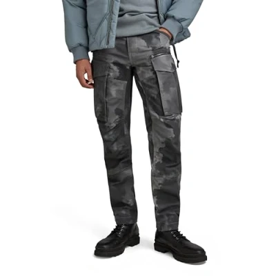 Bild av G STAR RAW herr Rovic Zip 3D rak avsmalnande byxa Byxor, Flerfärgad (Dk Black Blurry Camo D02190 d326 g144), 30W / 32L