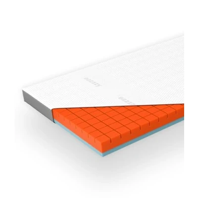 Bild av Genius eazzzy Premium Cube bäddmadrass 140 x 200 cm, höjd 9 ergonomisk madrassstoppare, 2 i 1 vändbar topp med fast och mjuk sida, ventilerande nätöverdrag, hörnslingor, tvättbar
