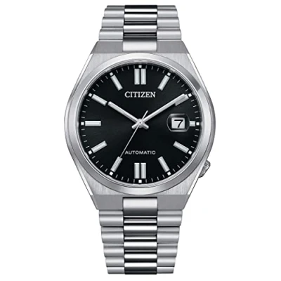 Bild av Citizen Black Dial Acier inoxydable automatique NJ0150 81E Montre pour homme