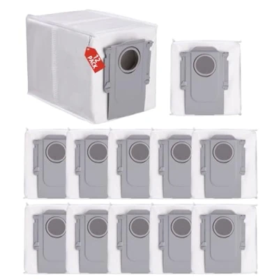 Bild av SOBEAU 12 stycken dammpåsar tillbehörsset för Roborock Q Revo/Qrevo Pro/Qrevo MaxV/Qrevo /Qrevo master robotar, reservpåse dammsugarpåsar reservdelar