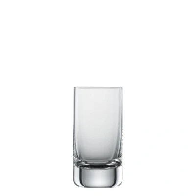 Bild av Schott Lök shotglas Simple (set med 6 delar), rak linjerad shotkopp för snaps, diskmaskinssäkra tritankristallglas, tillverkade i Tyskland (art.nr 123662)