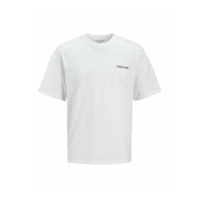 Bild av Jack &amp; Jones Ebradley Graphic TEE SS Oneck Tshirt med print, Storlek: 4XL, White