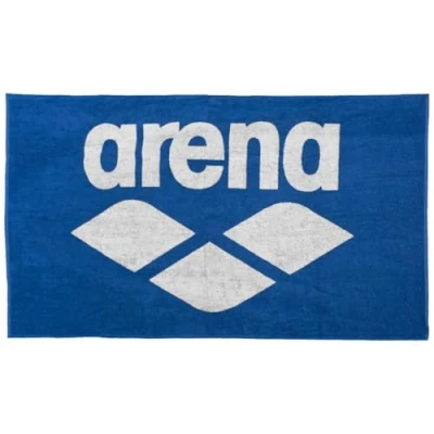 Bild av arena bomull handduk pool mjuk, royal vit, 150 x 90 cm