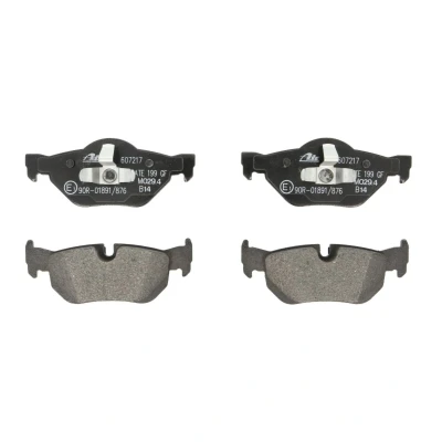 Bild av ATE 13.0460 7217.2 Jeu de plaquettes frein préparé pour indicateur d&#039;usure, contact signal d&#039;usure exclu BMW: 1 3 portes, Cabriolet, Berline