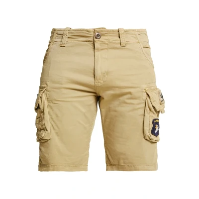 Bild av Alpha Industries CREW Patch Shorts, Storlek: 33, Sand