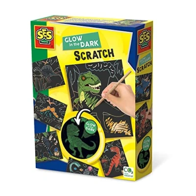 Bild av SES Glow in the Dark Scratch Dinos