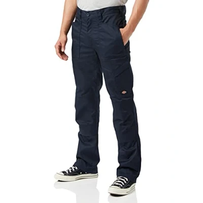 Bild av VF Dickies UK Herr Action Flex Byxa Marinblå Arbetsbyxor, 36W/34L