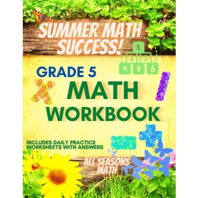 Bild av Summer Math Success: 5th Grade Workbook: 6 Months of Worksheets: Multiplication and Division, Fractions, Geometry, Pre Algebra More for Kids with Answers
