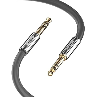 Bild av Lindy Cromo Line Ljudkabel mini phone stereo 3.5 mm hane till 3 m antracit rund