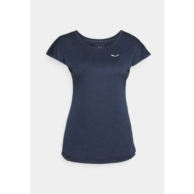 Bild av Salewa PUEZ melange DRY TEE Tshirt till träning, Storlek: 34, Navy blazer