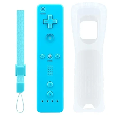Bild av OSTENT Motion Sensor Bluetooth Wireless Remote Controller Compatible for Nintendo Wii Console Game Color Blue