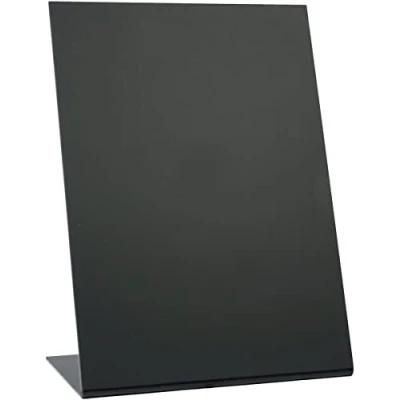 Bild av Securit® L formet A5 akryl bordskilt i sort