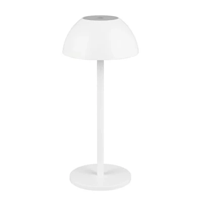 Bild av Reality Leuchten LED utomhus batteri bord Ricardo R54106131, plast vit matt, inkl. 1,7 watt LED, 4 vägs touch