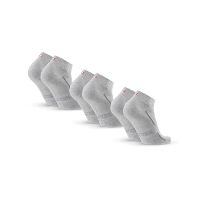 Bild av DANISH ENDURANCE Bomullsstrumpor bekväma, andas och motverkar skav. Unisex, 3 eller 6 pack. Grå 39 42