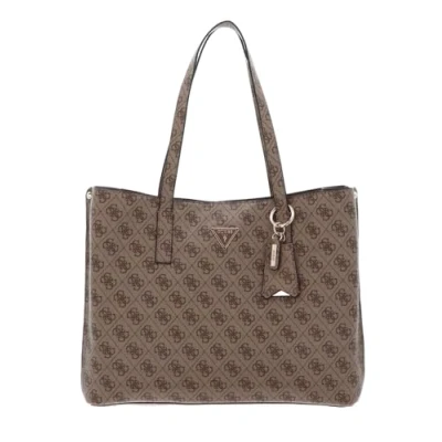 Bild av Guess Meridian Friend Handväska, Storlek: One Size, Latte logo
