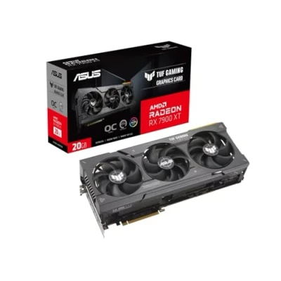 Bild av ASUS TUF Gaming AMD Radeon RX 7900 XT OC Edition 20 GB GDDR6 spelgrafikkort (PCIe 4.0, minne, 1 x HDMI 2.1, 3 DisplayPort GPU Tweak III, RX7900XT O20G GAMING)