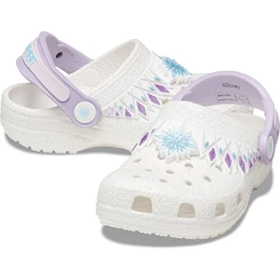 Bild av Crocs Barn klassisk FL I Am Frozen II Clog T sko, vit, 22/23 EU