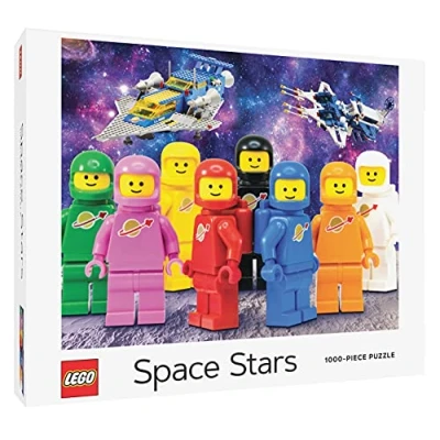 Bild av Chronicle Books 9781797214207 Lego Space Stars 1000 Piece Puzzle