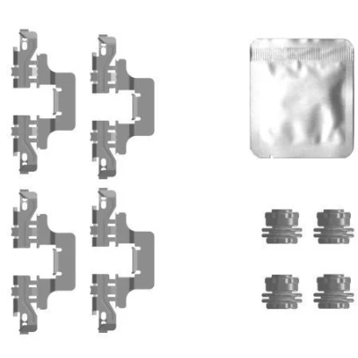 Bild av TEXTAR 82557800 Kit d&#039;accessoires, plaquette de frein à disque AUDI: Q5, A5 B9 Sportback, A4 Avant