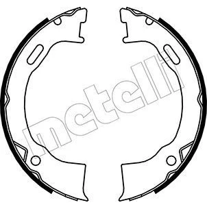 Bild av Bromsbackar, sats, parkeringsbroms METELLI 53 0146