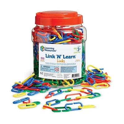 Bild av Learning Resources Link &#039;N&#039; Learn Länkar 500 Stycken Uppsättning