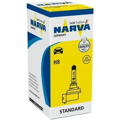 Bild av NARVA 480763000 Ampoule, projecteur longue portée H8 12V 35W Halogène BMW: 5 Berline, 3 1 portes, AUDI: A3 3/5 A4 B8 Avant