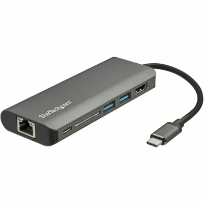 Bild av StarTech.com USB C Multiport Adapter HDMI SD Reader 2xA 1xC PD 3.0 docking station