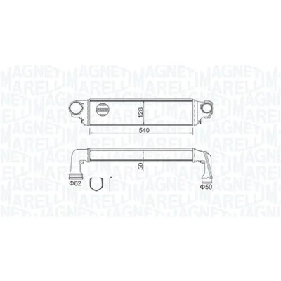 Bild av MAGNETI MARELLI 351319204590 Intercooler BMW: 3 Berline, Touring, Compact