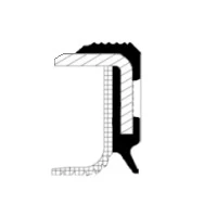 Bild av CORTECO 49124364 Joint Spi de Vilebrequin du côté boîte vitesses PTFE (polytétrafluoroéthylène) LAND ROVER: Range Rover Sport, Evoque