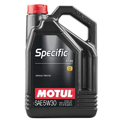 Bild av Motul Specific 0720 5W 30 5I Huile moteur 102209 RENAULT: Laguna III Coupe, SCENIC 3, MEGANE 3 NISSAN: Pathfinder Qashqai 2, X Trail