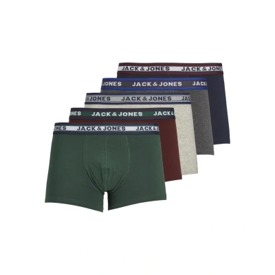 Bild av Jack &amp; Jones Oliver Trunks 5 PACK Boxerkalsong, Storlek: Medium, Dark grey melange