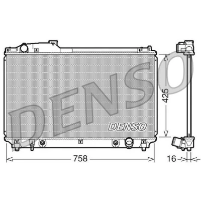 Bild av Kylare, motorkylning DENSO DRM51003